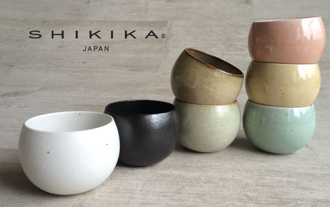 【SHIKIKA】 ころころ 小 煎茶カップ/コップ/湯のみ/コロコロカップ/陶器製/日本製 190ml - Nature Ave.