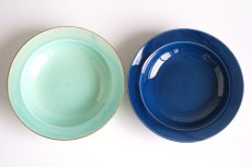 画像3: 【作山窯-SAKUZAN-】藍　パスタ皿/リムボウル/日本製/陶器 (3)