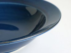 画像4: 【作山窯-SAKUZAN-】藍　パスタ皿/リムボウル/日本製/陶器 (4)