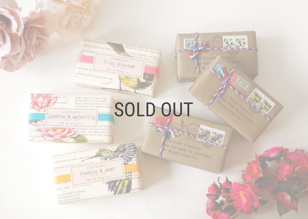 画像3: 【CASTELBEL】キャステルベル 固形ソープ200g/固形石鹸/カラーリボンコレクション/ポストカードコレクション/ポルトガル製 (3)