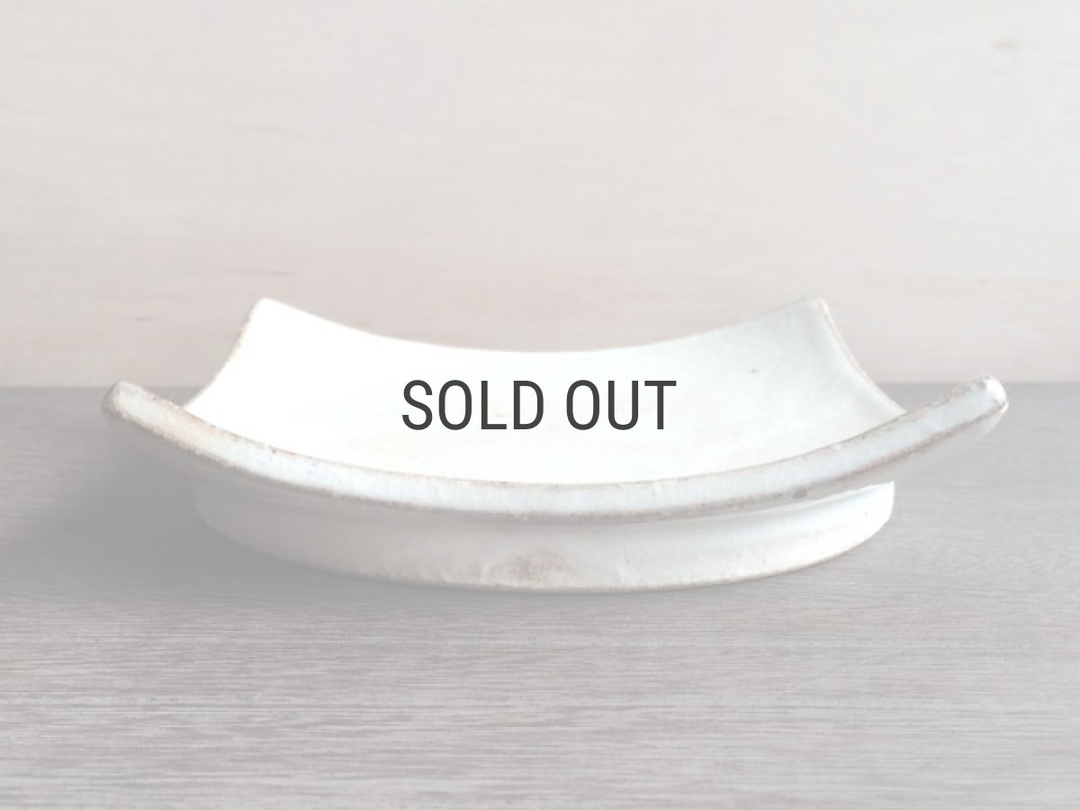 画像2: 【加藤仁志】平皿　角皿S/スクエア/取皿/12ｃｍ/手作り/手引き/作家/粉引き/陶器 (2)