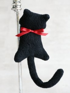 画像1: 【Neco】ネコばさみ フェルト メモスタンド カーテンタッセル 猫 ねこ フック メッセージスタンド カード立て T's COLLECTION (1)