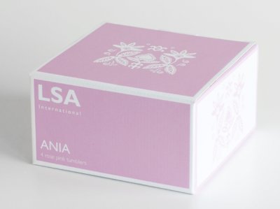 画像1: 【LSA】ANIA グラス/コップ/４個セット/LSA International /ハンドメイド/ポーランド製