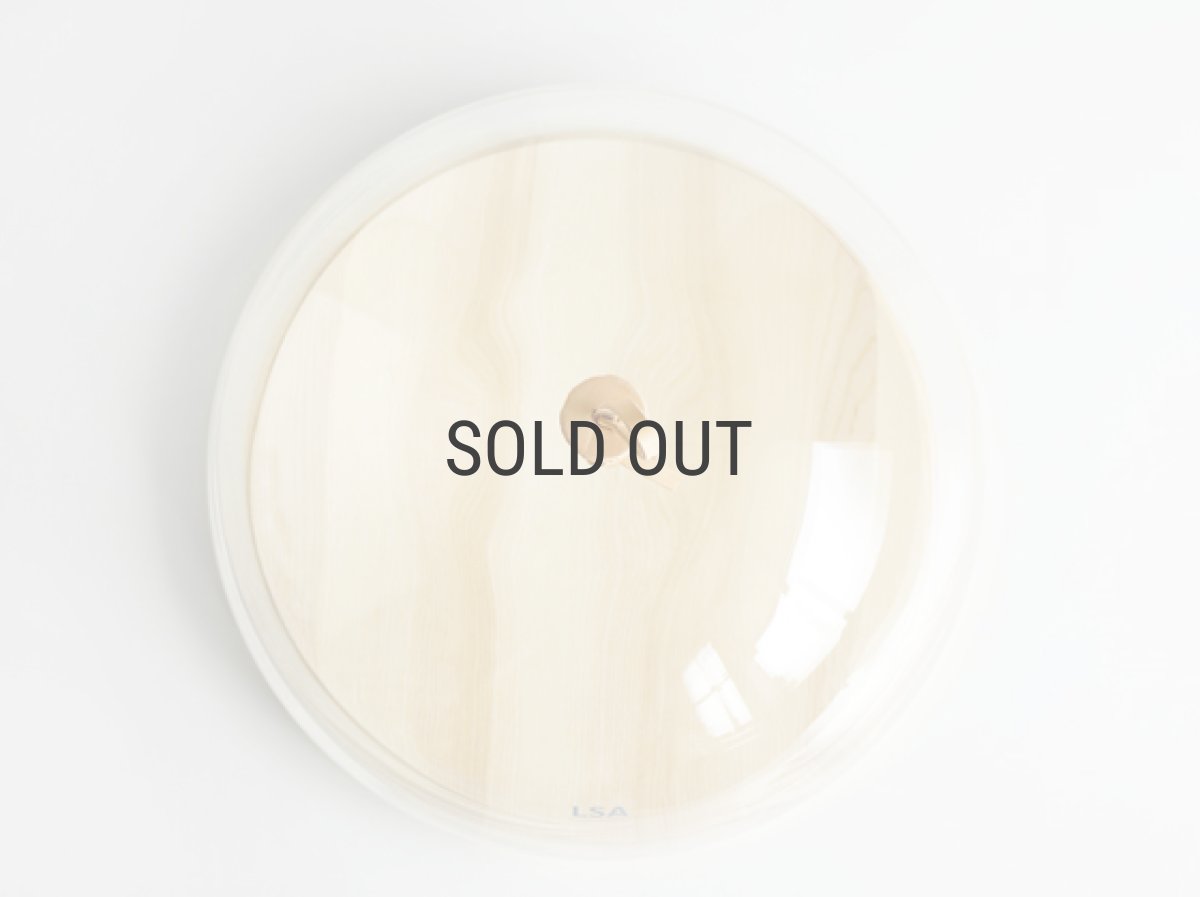 画像3: 【LSA】IVALO  ガラスドーム　320mm/ガラス製/木/ケーキドーム/レザー/DOME&ASH BASE/LSA International /箱入り/ハンドメイド/ポーランド製 (3)