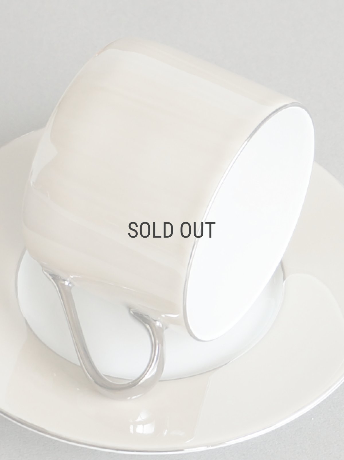 画像4: 【LSA】POLKA カップ&ソーサーL　250ml/メタリック/コーヒーカップ/ティーカップ/4個セット/LSA International /箱入り/ハンドメイド/ポーランド製 (4)