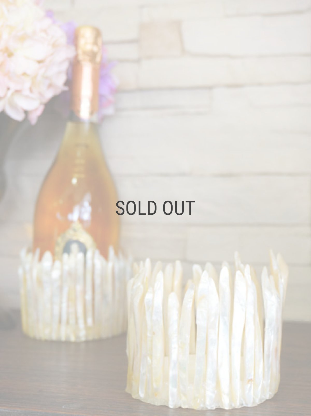 画像2: 【ZODAX】ティーライトホルダー/ワインホルダー/シェル/フィリピン製 (2)