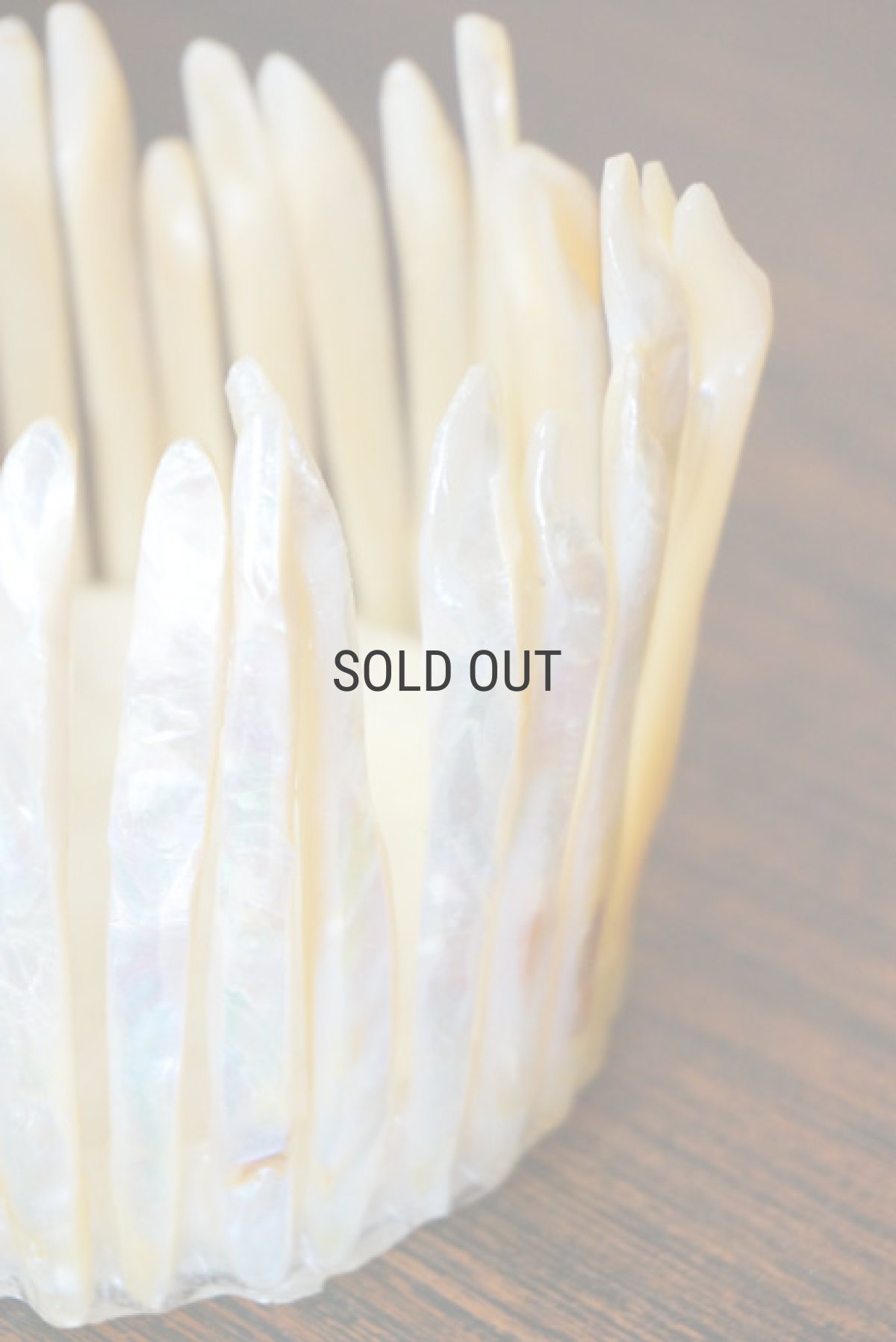 画像3: 【ZODAX】ティーライトホルダー/ワインホルダー/シェル/フィリピン製 (3)