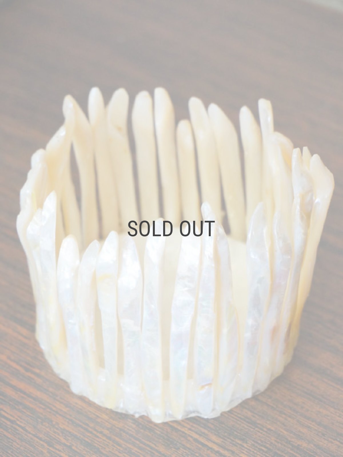 画像4: 【ZODAX】ティーライトホルダー/ワインホルダー/シェル/フィリピン製 (4)