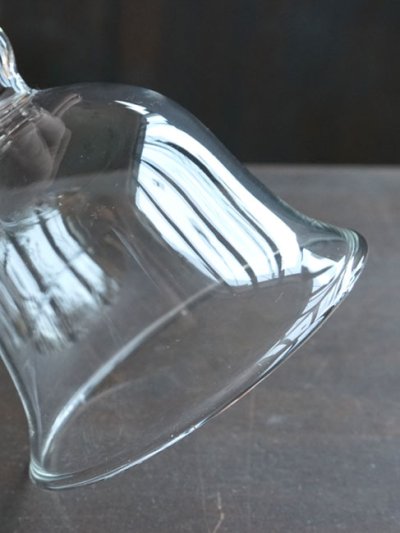 画像1: 【BOB　CRAFT】ミニ　ケーキドームのみ　ベル型　L/単品/ガラス製/中国製