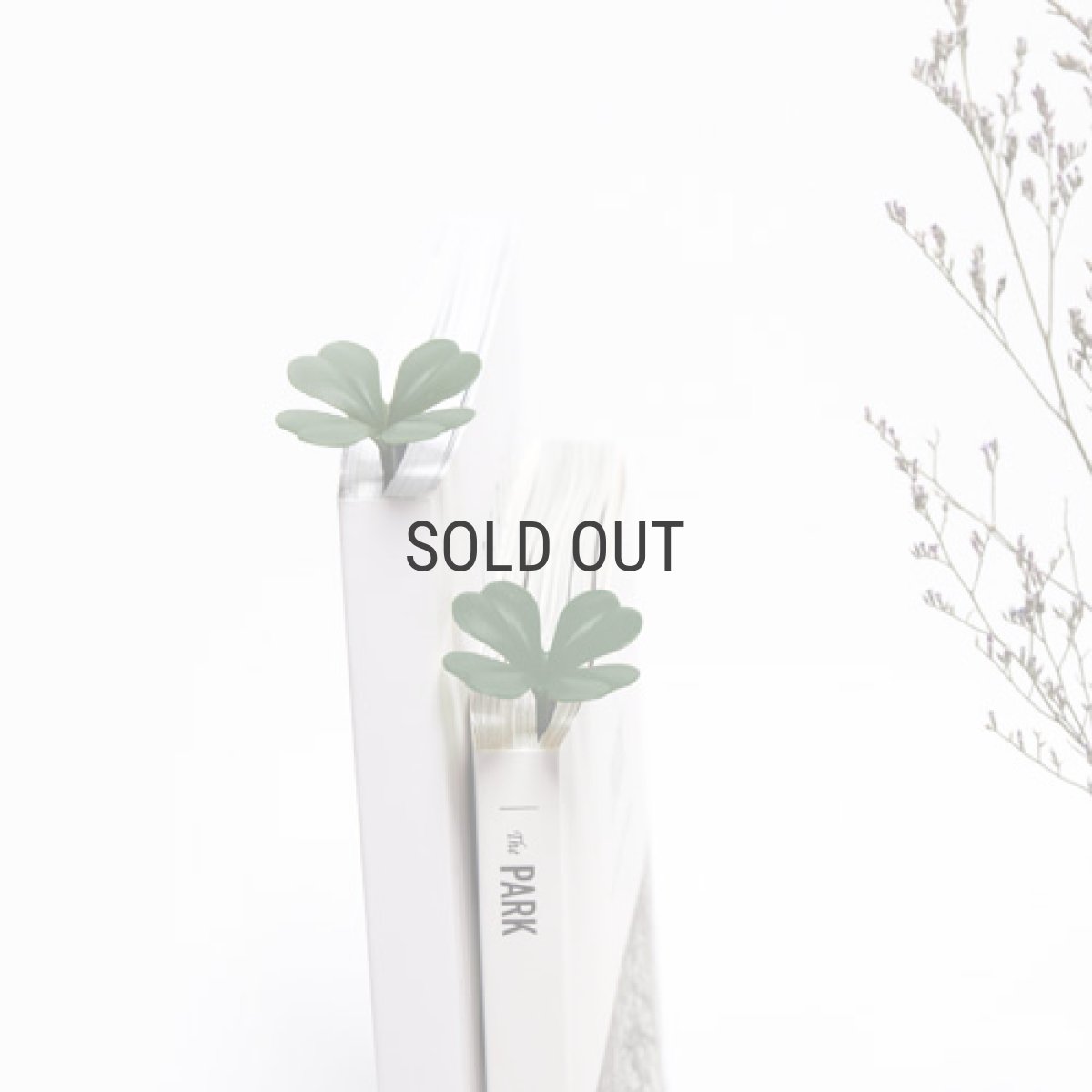画像1: 【DETAIL】 クローバー　ブックマーク/Clover/芽/双葉/緑/葉/ブックマーク/しおり/bookmark/シリコン製/sprout/DOO DESIGN STUDIO (1)