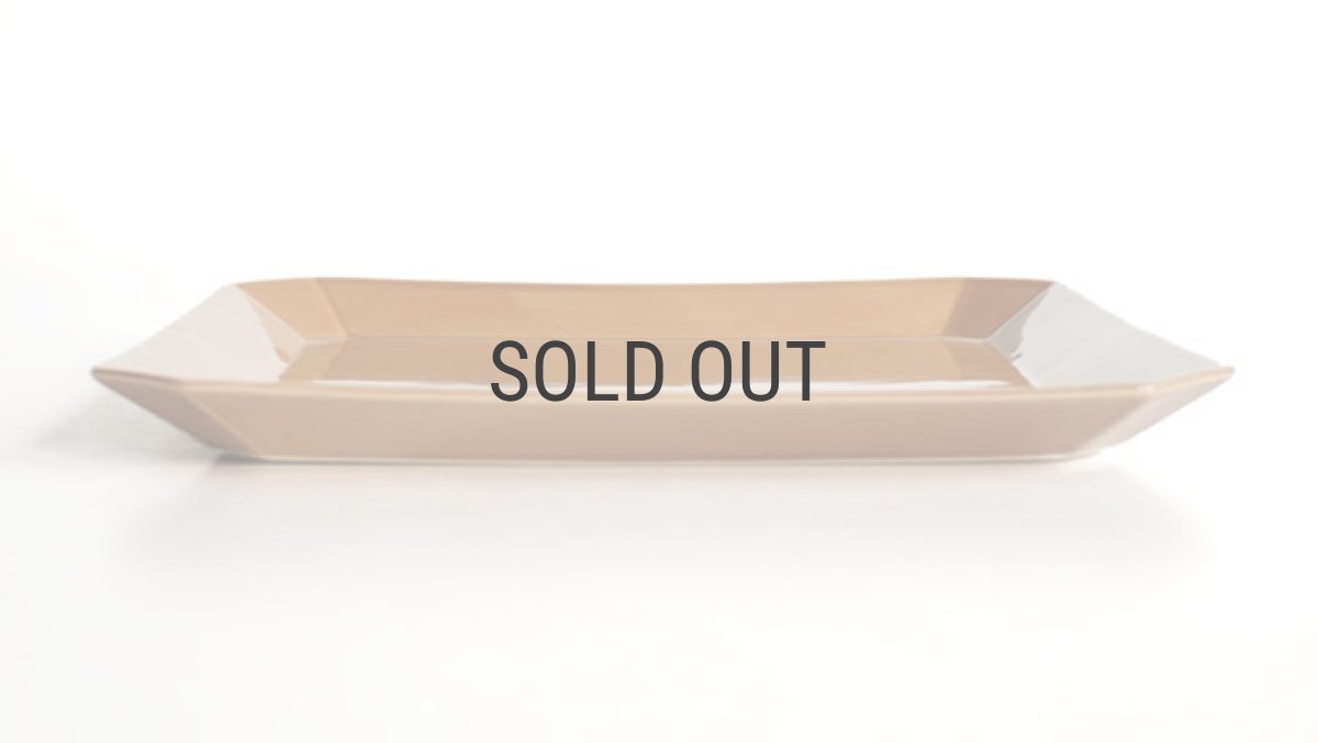 画像3: 【Des-pres】デ・プレ スクエアプレート L 26cm カラー/ディナープレート/八角/四角/グレイジュ/ブラウン/クラシカル/パスタプレート/お皿/大皿/陶器/日本製 (3)