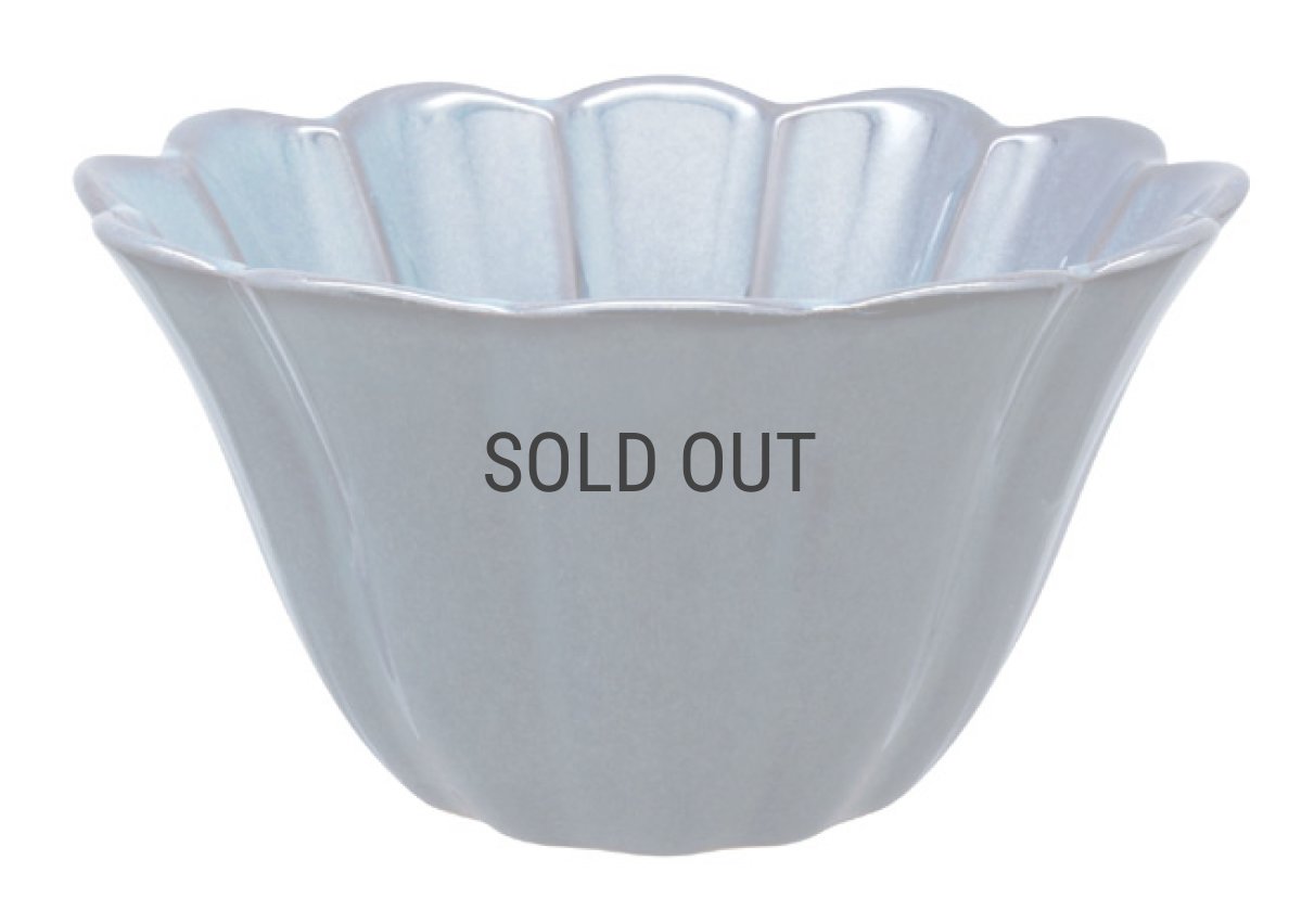 画像1: 【Poterie】ポテリエ　ボウルM　220ｍｌ/ネイビー/紺色/小鉢/フラワー/陶器/日本製 (1)