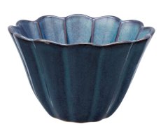 画像1: 【Poterie】ポテリエ　ボウルS　220ｍｌ/ネイビー/紺色/小鉢/フラワー/陶器/日本製 (1)