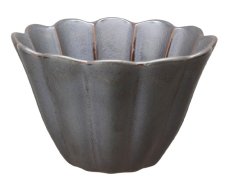 画像1: 【Poterie】ポテリエ　ボウルS　220ｍｌ/鉄黒/シルバーブラック/黒/小鉢/フラワー/陶器/日本製 (1)