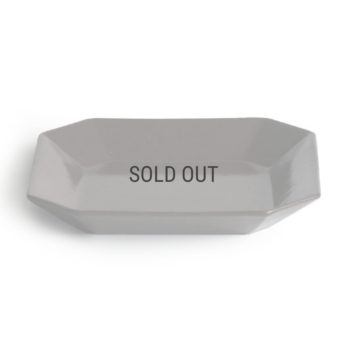 画像2: 【Des-pres】デ・プレ スクエアプレート グレージュ S 12ｃｍ/グレイジュ/グレージュ/グレー/ベージュ/プレート/八角/四角/黒土/グレイ/クラシカル/取り皿/お皿/小皿/陶器/日本製 (2)