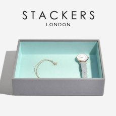 画像9: 【STACKERS】ジュエリーボックス  選べる3個セット ミント グレー/グレー ターコイズ /スタッカーズ/ジュエリーケース/ジュエリートレイ/重ねる/重なる/アクセサリーケース/イギリスデザイン/ロンドン/JEWELLRY　BOX (9)
