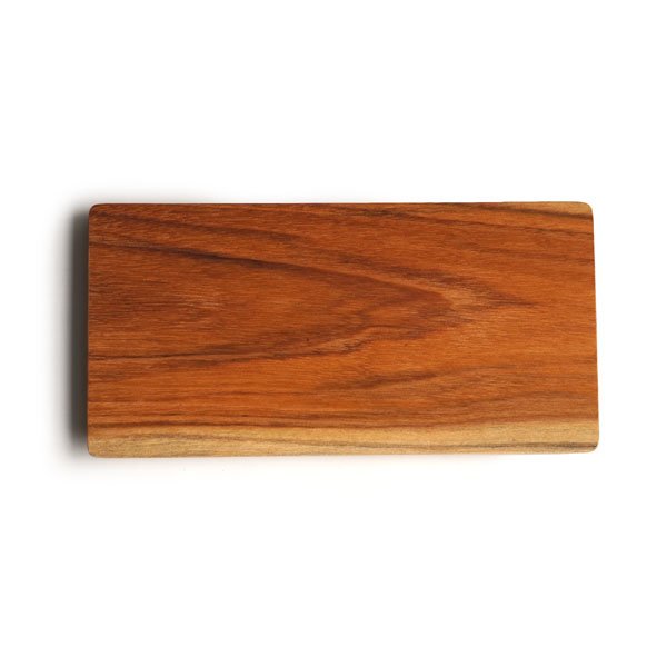 TEAK WOOD】プレート レクタングル S 20cm/カップホルダー無し/四角