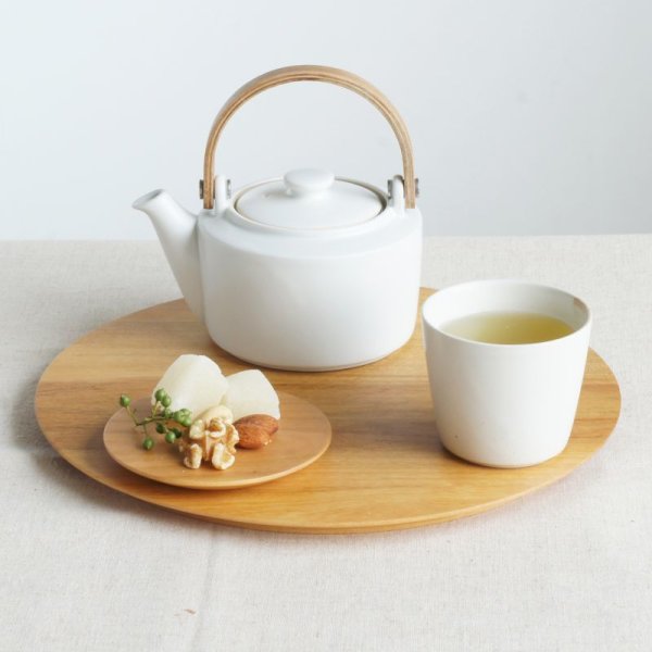 SALIU】YAMASAKURA 膳プレート 27cm 円 山桜 丸 膳 お盆 ワンプレート