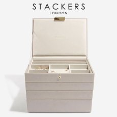 画像1: 【STACKERS】クラシック　ジュエリーボックス 選べる4個セット  4set トープグレージュ Taupe (1)