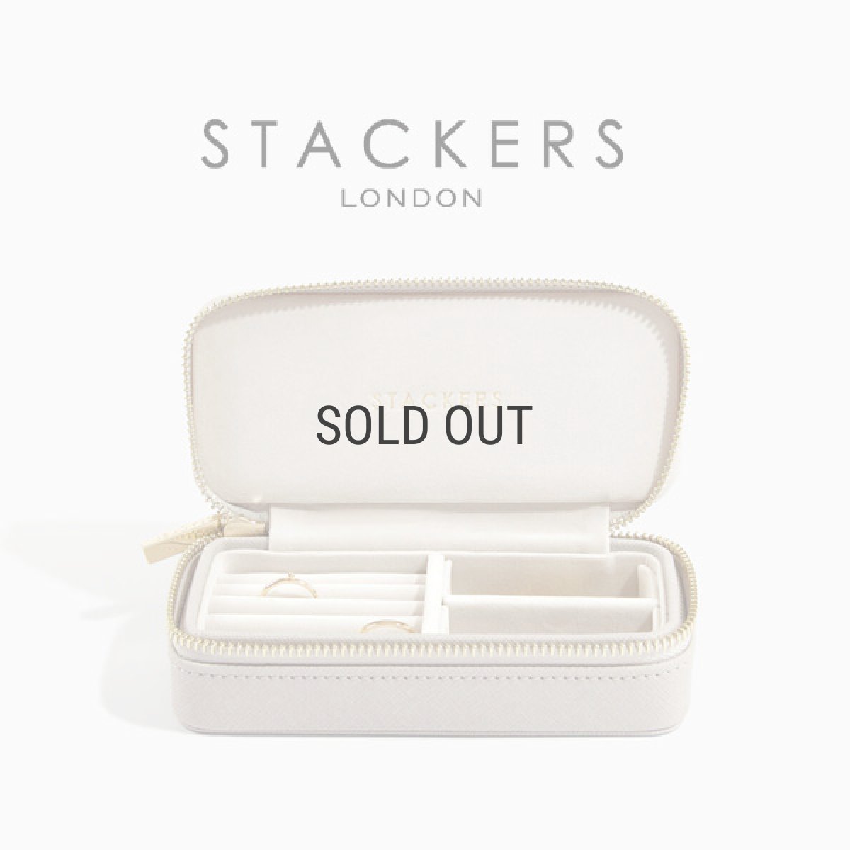 画像1: 【STACKERS】トラベル ジュエリーボックス M トープ グレージュ Taupe  Travel M  トラベルM　スタッカーズ　ロンドン (1)