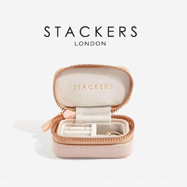 STACKERS】トラベル ジュエリーボックス L ブラッシュ ピンク Blush