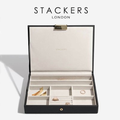 画像2: 【STACKERS】クラシック　ジュエリーボックス Lid  ブラック Black スタッカーズ ロンドン　イギリス
