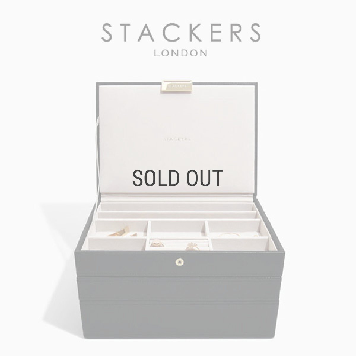 画像1: 【STACKERS】クラシック　ジュエリーボックス 選べる3個セット　ブラック Black Classic 　スタッカーズ　ロンドン　UK (1)