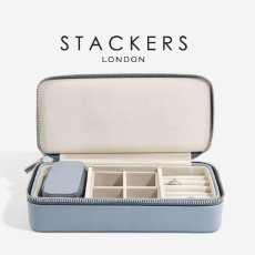 画像1: 【STACKERS】トラベル ジュエリー ボックス L ダスキーブルー Dusky Blue スタッカーズ (1)