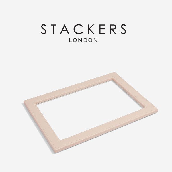 STACKERS】ガラス蓋 ブラッシュピンク Blush Classic Glass Display Lid ディスプレイ ジュエリーケース 重ねる  重なる アクセサリーケース イギリスデザイン ロンドン JEWELLRY BOX - Nature Ave.