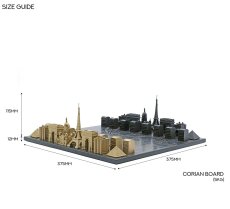 画像5: 【Skyline Chess 】ブロンズ　パリエディション　チェスセット　イギリス製　チェス　木製ボード　ウッド　スカイラインチェス　LUXURY BRONZE PARIS EDITION　トイ　オブジェ　インテリア　お洒落　おしゃれ　かっこいい　モダン　ギフト　ボードゲーム　　 (5)