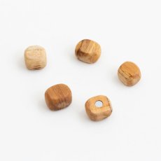 画像5: 【TEAK WOOD】マグネット 石ころ SS　5個セット　磁石/チーク材/木製/ウッド/天然木/かわいい/おしゃれ/石/木 (5)