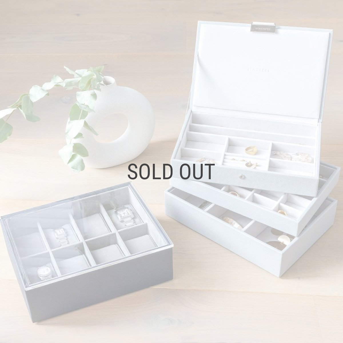 画像31: 【STACKERS】クラシック　ジュエリーボックス 選べる 3個セット  3set　ペブルグレー Pebble Gray スタッカーズ (31)