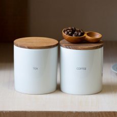 画像10: 【BS】ベーシック キャニスター BS08 選べる ２個セット チーク材　木　日本製　BASIC　CANISTER　LOLO ロロ 美濃焼 (10)