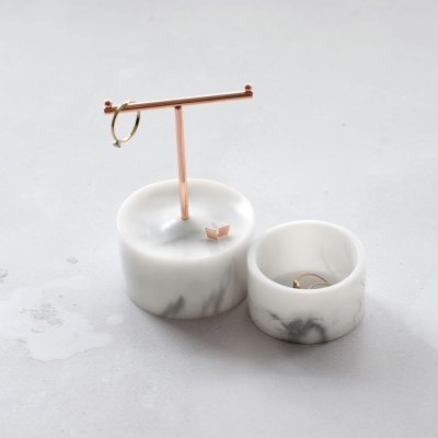 画像1: 【STACKERS】スモール マーブル ティー バー ジュエリースタンド Small Marble T Bar Jewellery Stand スタッカーズ