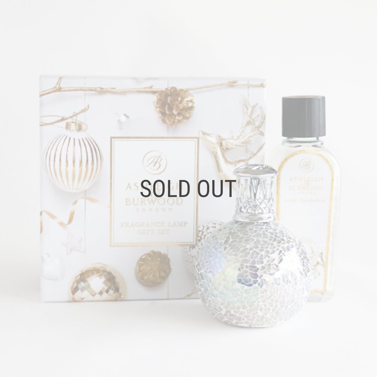 画像1: 【Ashleigh & Burwood】アシュレイ＆バーウッド　クリスマスギフトボックス　フレグランスランプS Fairy Ball （フェアリーボール） 　フレグランスオイル250ml White Christmas (ホワイトクリスマス) (1)