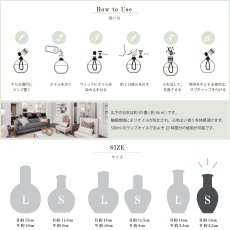 画像4: 【Ashleigh & Burwood】アシュレイ＆バーウッド　シー トレジャー Sea Treasure 　　消臭　フレグランスランプS　　ハンドメイド　イギリス製 (4)