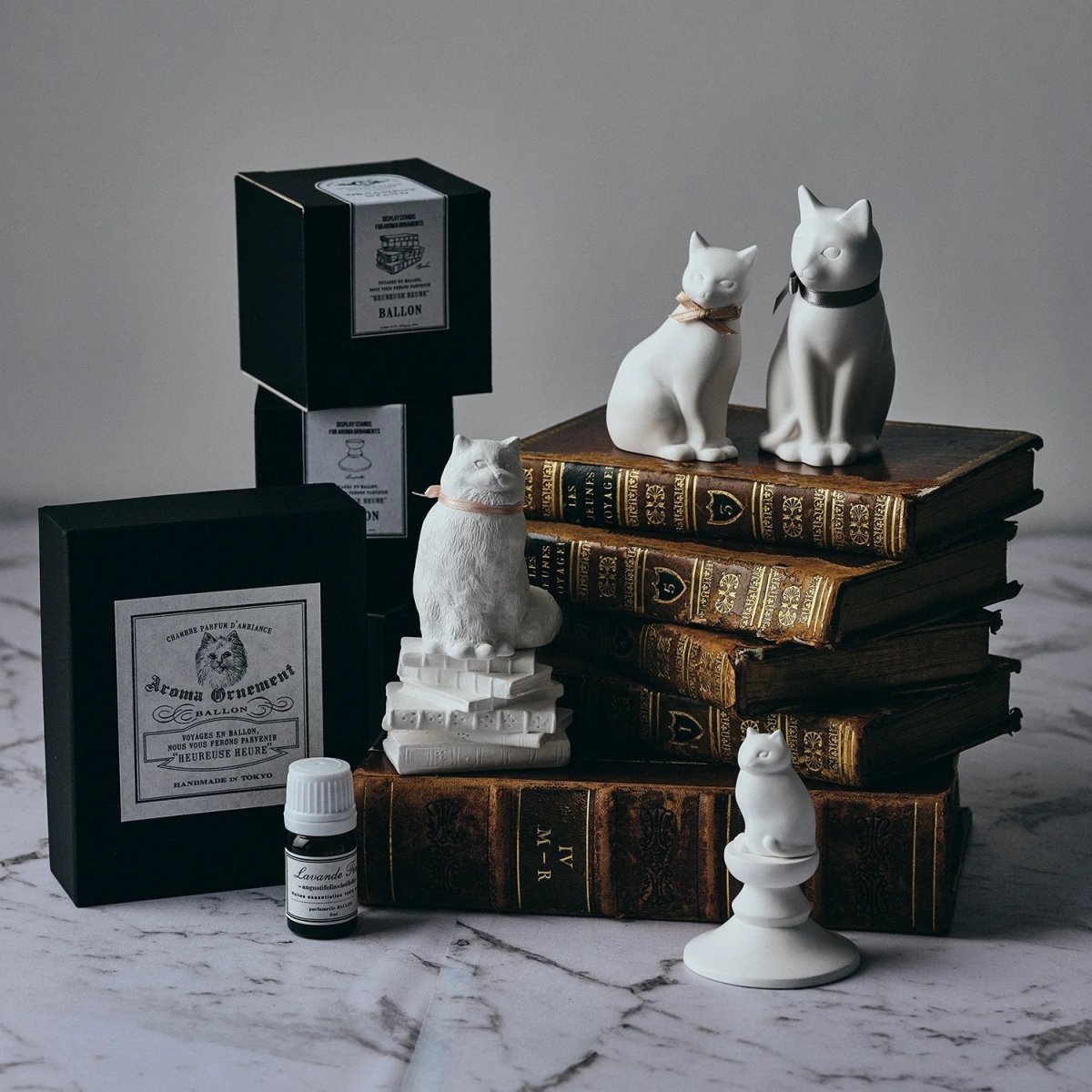 画像5: 【BALLON 】アロマオーナメント CHIFFON  セット ラベンダー AROMA ORNAMENT  シフォン  H7cm (5)