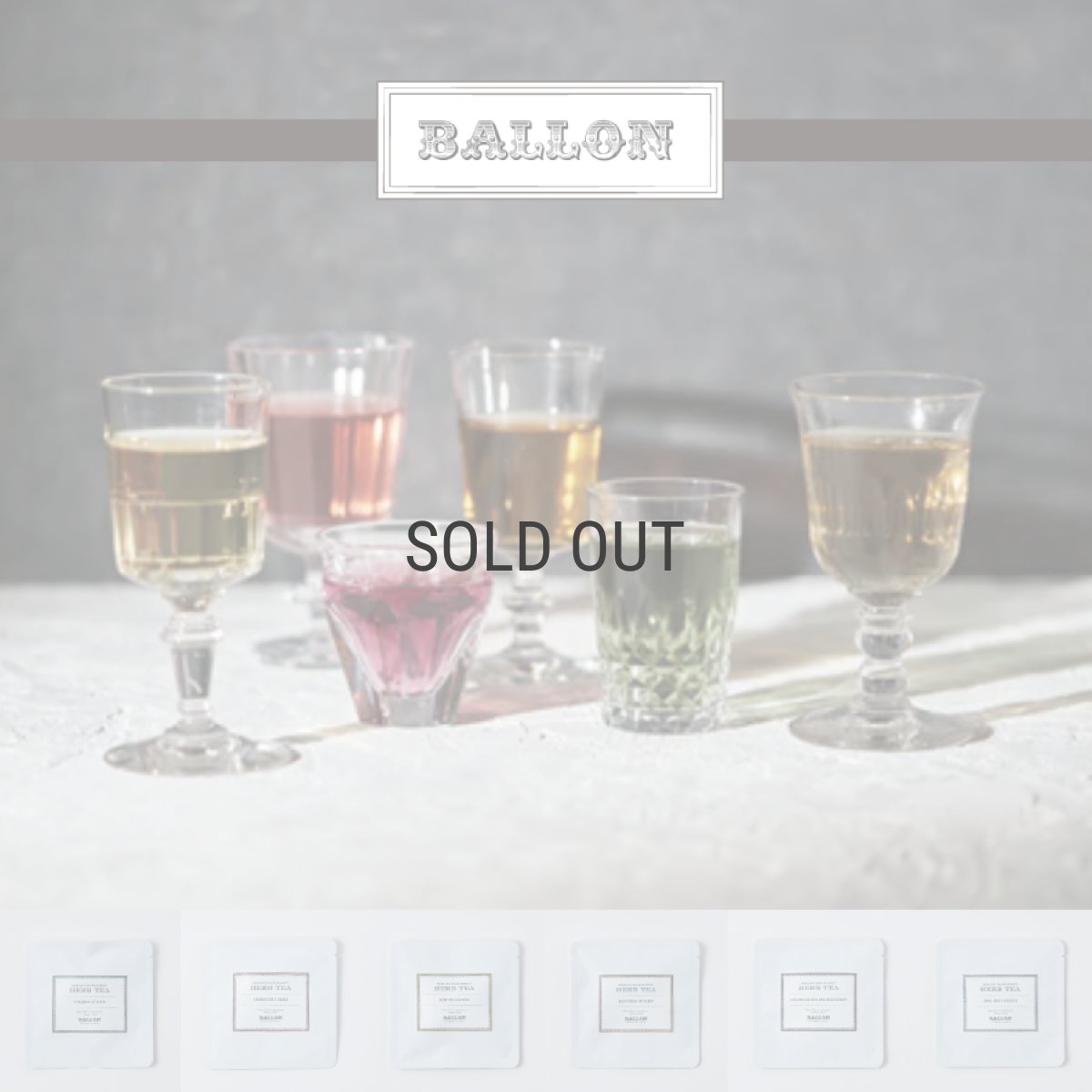 画像1: 【BALLON 】ハーブティー　ティーバッグ　６種　バロン　ケアコスメ　ノンカフェイン (1)