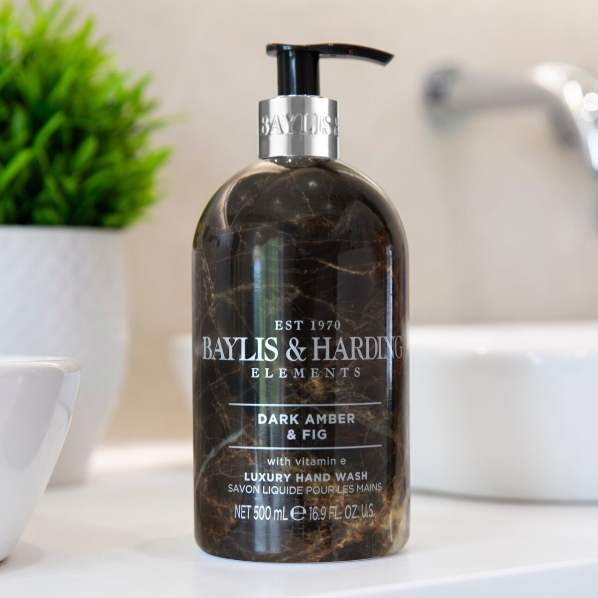 画像10: 【BAYLIS&HARDING】エレメンツ ハンド&ボディウォッシュ Elements Hand & Body  Wash 500ml イギリス製 ハンド ボディーソープ ダークアンバー&フィグ ピンクブロッサム&ロータスフラワー ホワイトティー&ネロリ  (10)