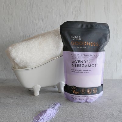 画像1: 【BAYLIS&HARDING】GOODNES SLEEPボディウォッシュ 500ml (ラベンダー&ベルガモット) ボディーソープ 質の良い睡眠 ベイリス&ハーディング イギリス製