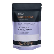 画像2: 【BAYLIS&HARDING】GOODNESS SLEEP　エプソムバスソルト　1kg　（ラベンダー＆ベルガモット）　入浴材　質の良い睡眠　 ベイリス＆ハーディング　イギリス製 (2)