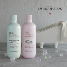 画像1: 【BAYLIS&HARDING】 カインドネス+ ボディウォッシュ プラントコラーゲン　ヒアルロン酸　 500ml ボディーソープ イギリス製 ヴィーガン  ココナッツ＆ローズの香り　洋ナシ＆オレンジブロッサムの香り　 KINDNESS+ (1)