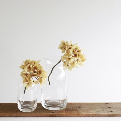 画像1: 【BOB CRAFT】キャスケット　M 　クリア　21cm 　ガラス　フラワーベース　花瓶　