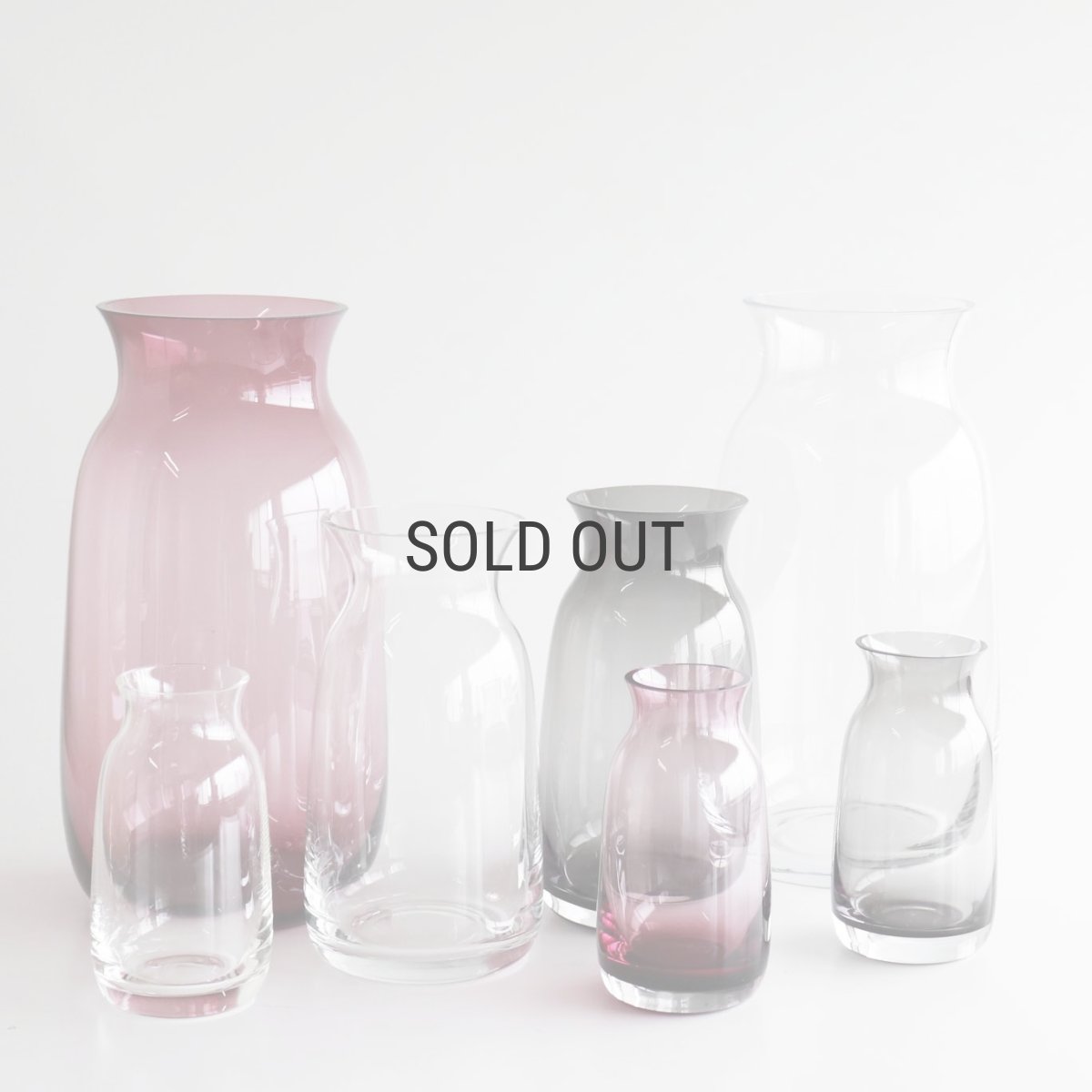 画像5: 【BOB CRAFT】キャスケット L  クリア 高さ30cm ガラス フラワーベース 花瓶  (5)