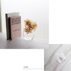 画像3: 【BOB CRAFT】ブール　M 　クリア　高さ12cm 　ガラス　フラワーベース　クリア　花瓶　 (3)