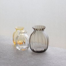 画像9: 【BOB CRAFT】ブール　M 　高さ12cm 　ガラス　フラワーベース　クリア　アンバー　グレイ　花瓶　 (9)