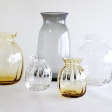 画像7: 【BOB CRAFT】ブール　S 　高さ 9cm 　ガラス　フラワーベース　クリア　アンバー　グレイ　花瓶　 (7)