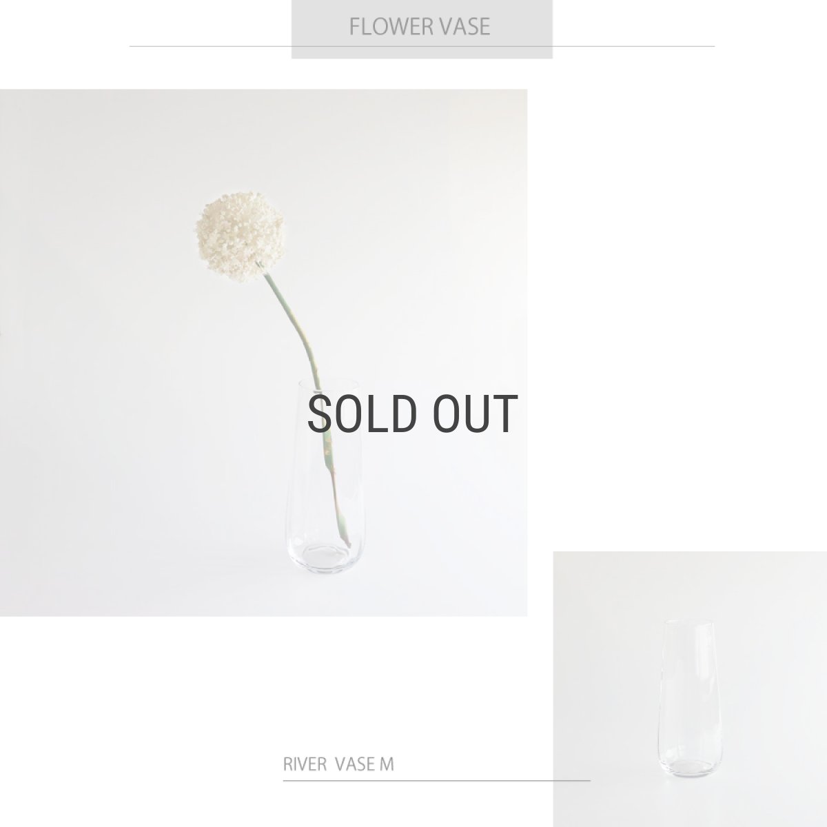 画像3: 【BOB CRAFT】リバーベース M 高さ 25cm  ガラス フラワーベース 花瓶  River Vase (3)
