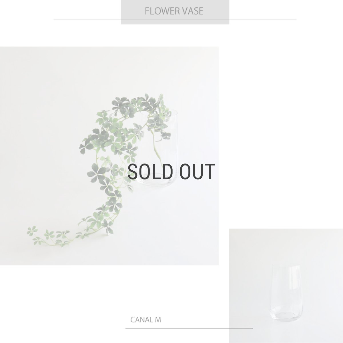 画像3: 【BOB CRAFT】キャナル　M　高さ 22cm 　ガラス　フラワーベース　花瓶　Canal (3)