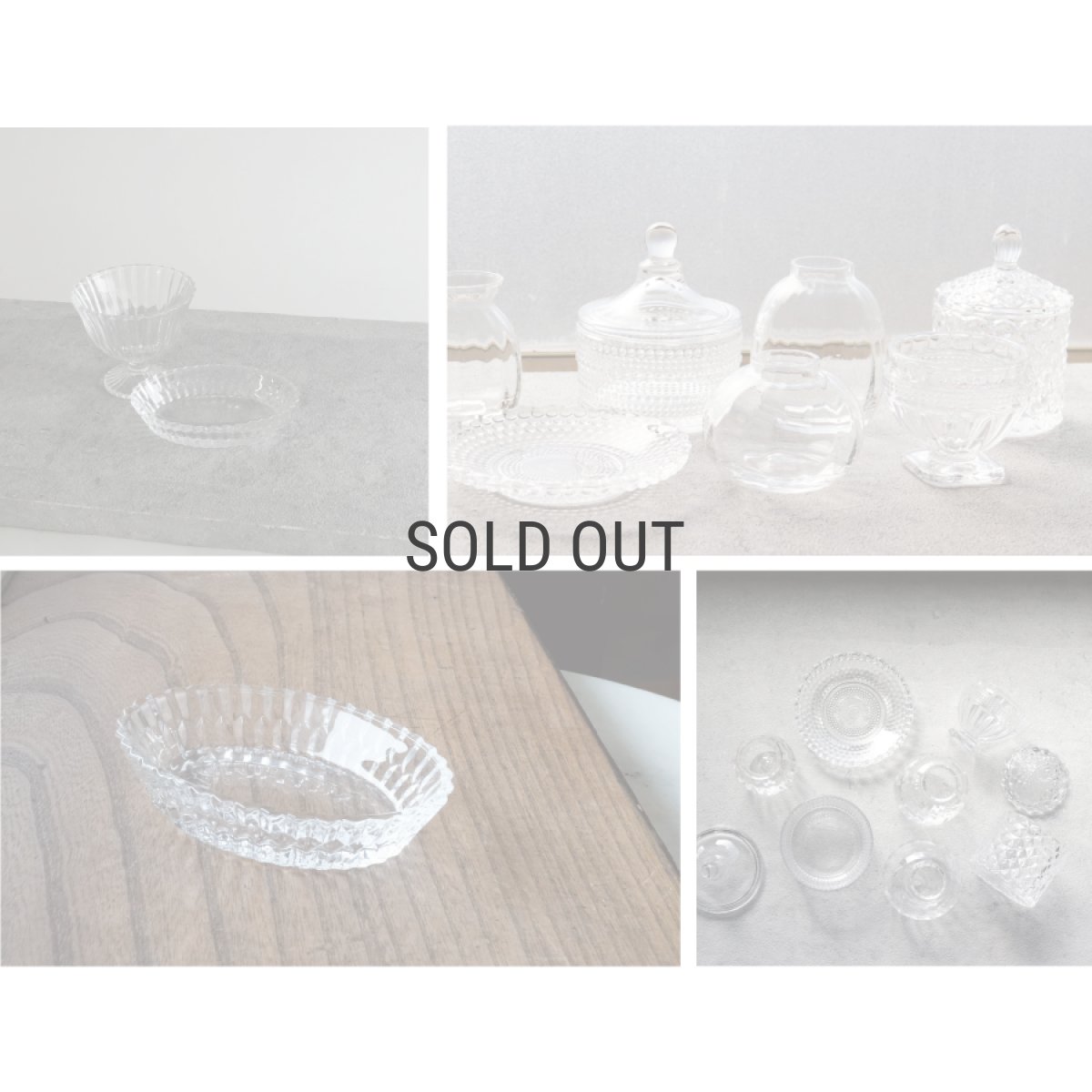 画像5: 【BOB CRAFT】ガラス　オーバル小皿　w130xD90x25cm　Oval Small Plate クリア　 (5)